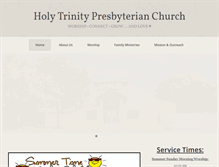 Tablet Screenshot of holytrinitypres.org